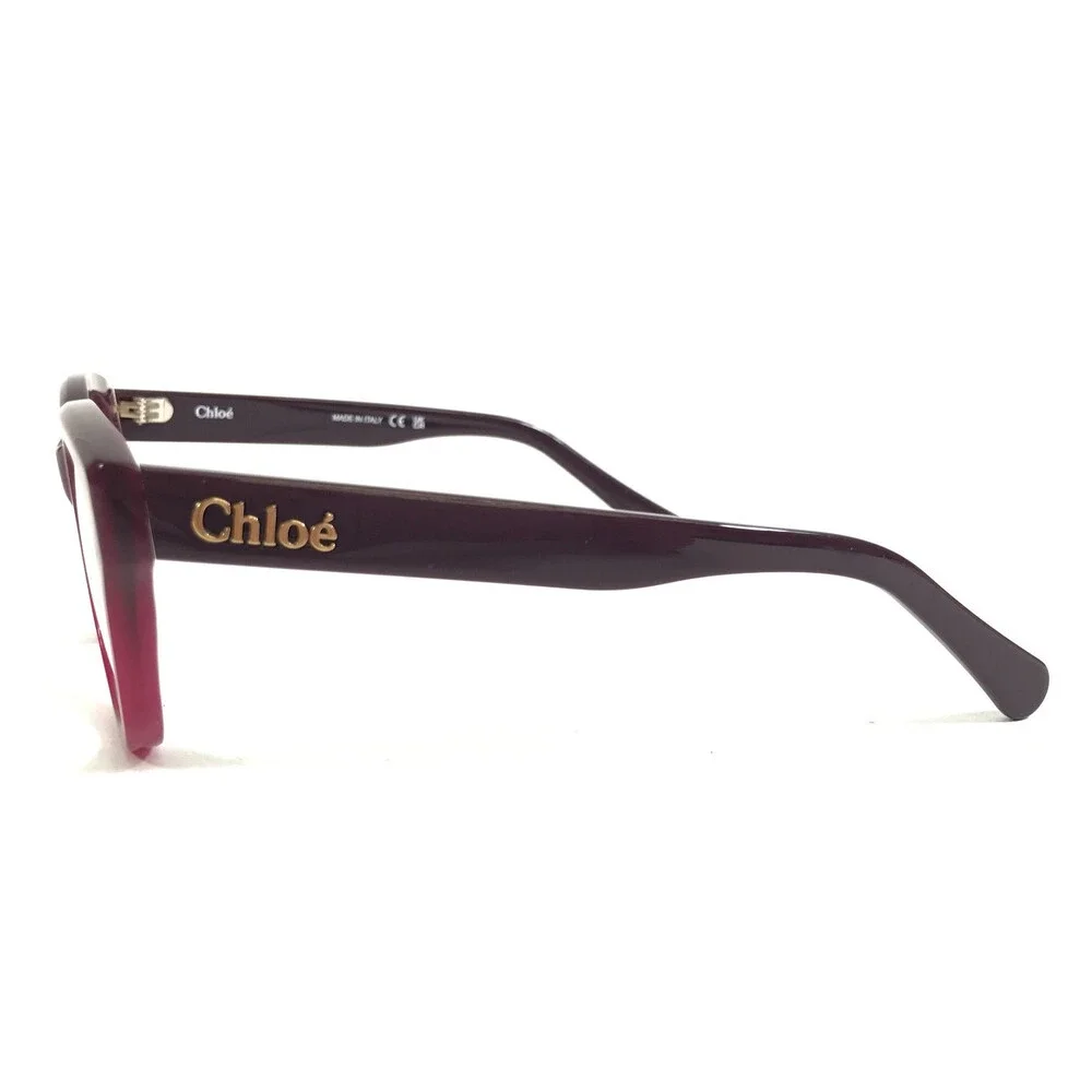 Chloe Eyeglasses Frames CH0243O 003 Gradient Purple Cat Eye Full Rim 51-17-140